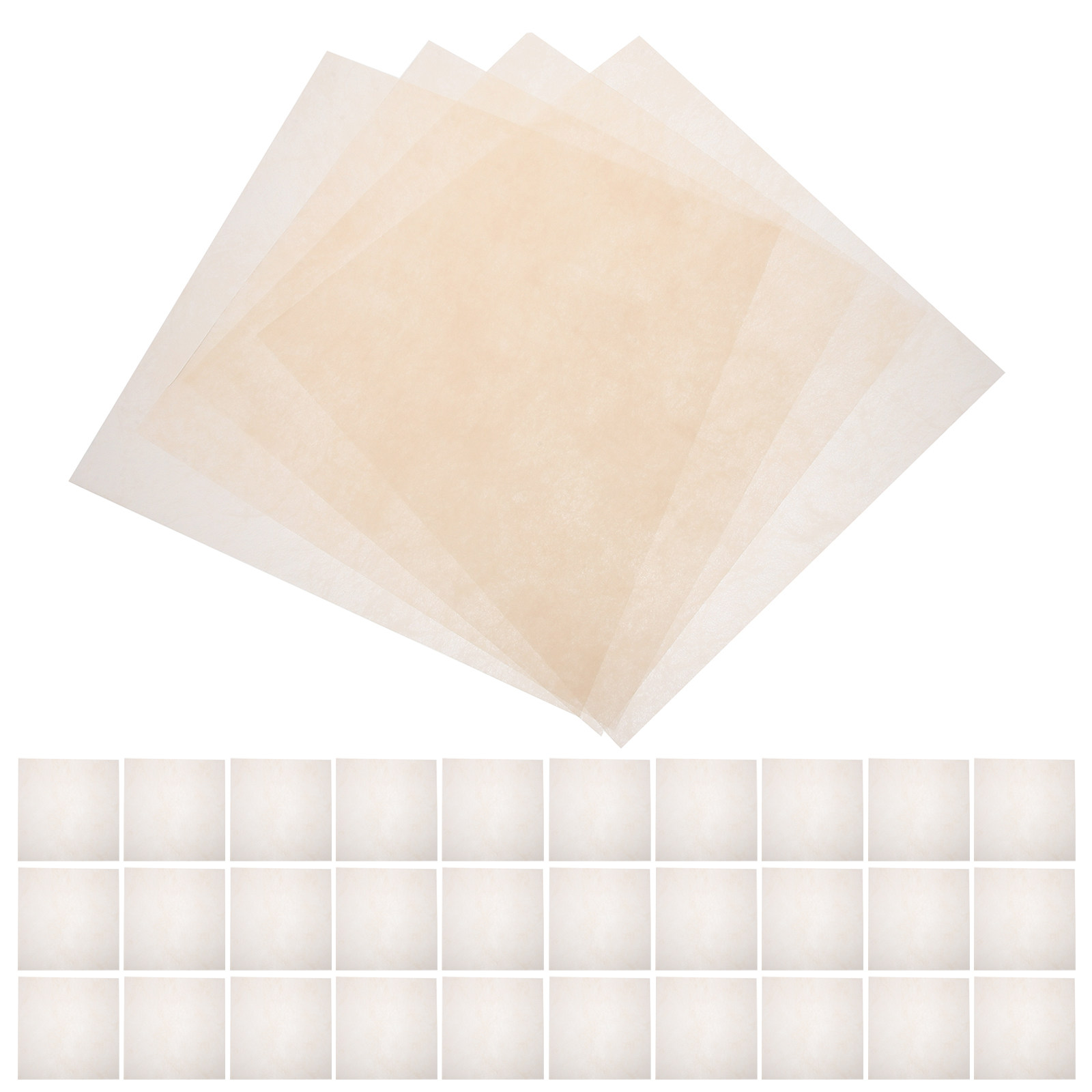Wedding Floral Supply - 100Pcs Beige Waterproof Hand-Crumpled Tissue Flower