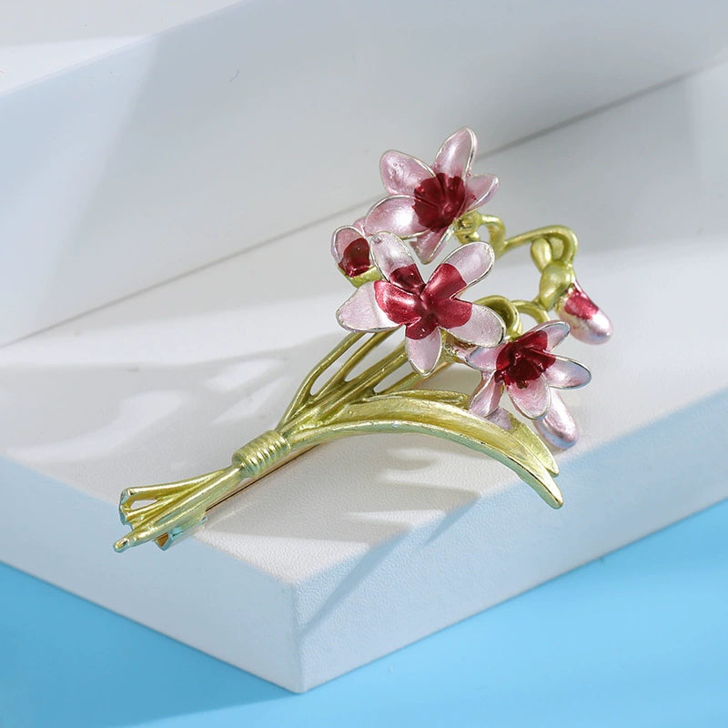 Blucome purple flower Brooch W - Suit Supply Wedding Party review and price
