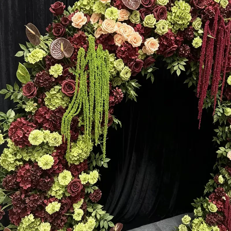 Burgundy Sage Green Trailing T - Wedding Arch Flower review and price