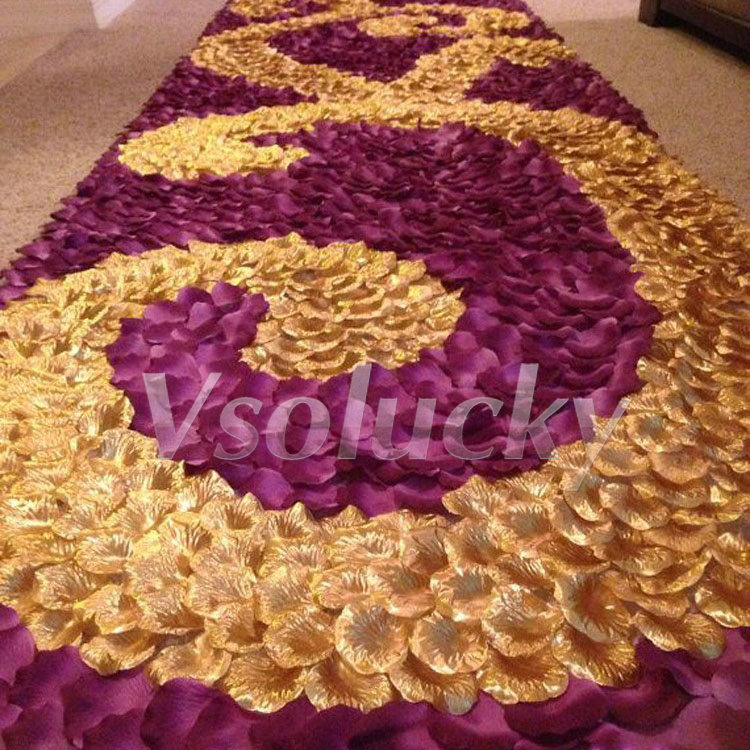 100pcs/pack Silk Rose Petals T - Supply Wedding Venue review and price