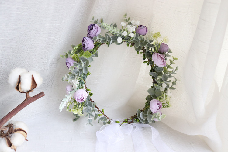 New Camellia Flowers Wreath Cr - Wedding Arch Flower review and price