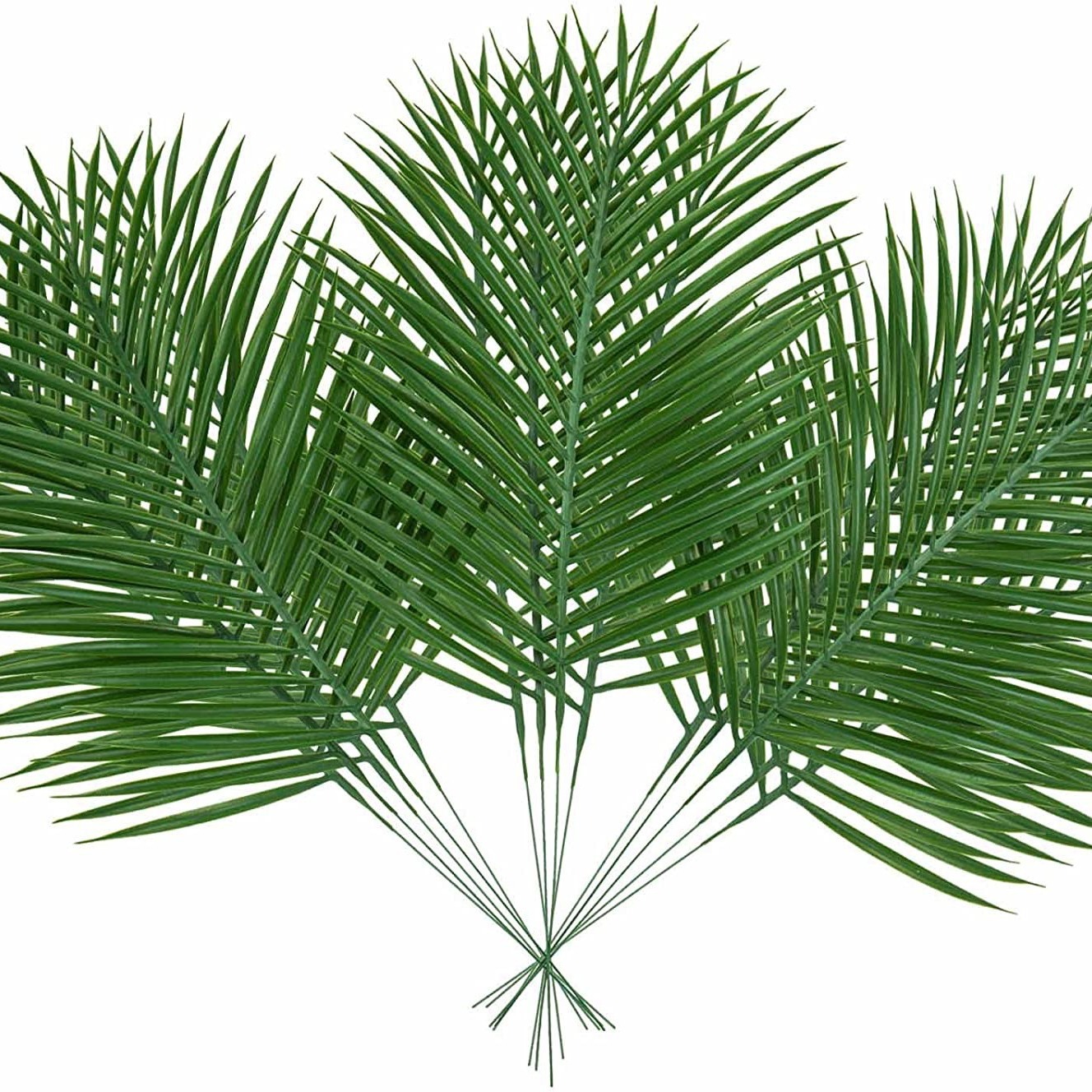 5pcs Golden Artificial Palm Le - Flower Girl Basket review and price