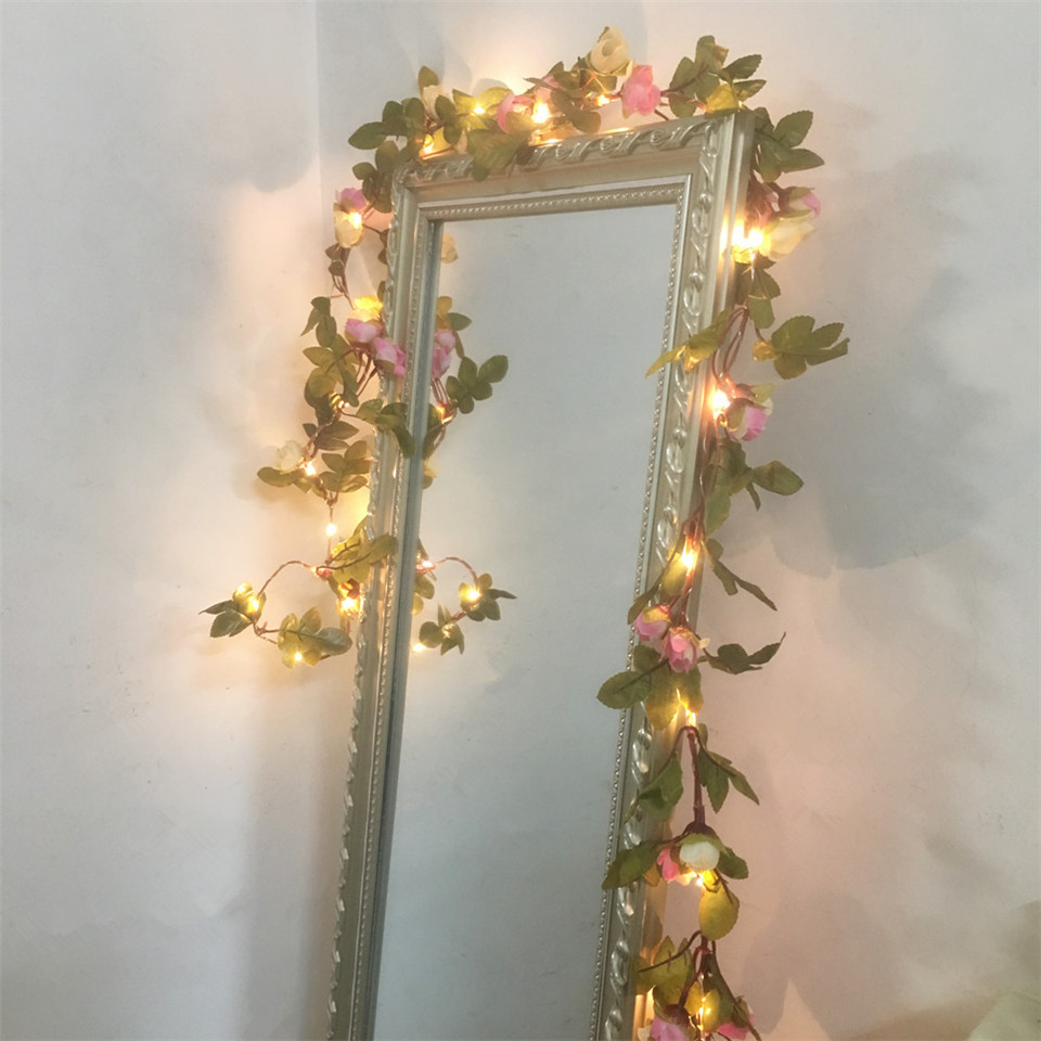 DACHAN HANDMADE 2.2M 25 LEDs P - Wedding Arch Flower review and price