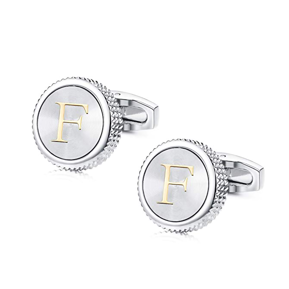 Round 26 Letters A-Z Cufflinks - Wedding Z review and price