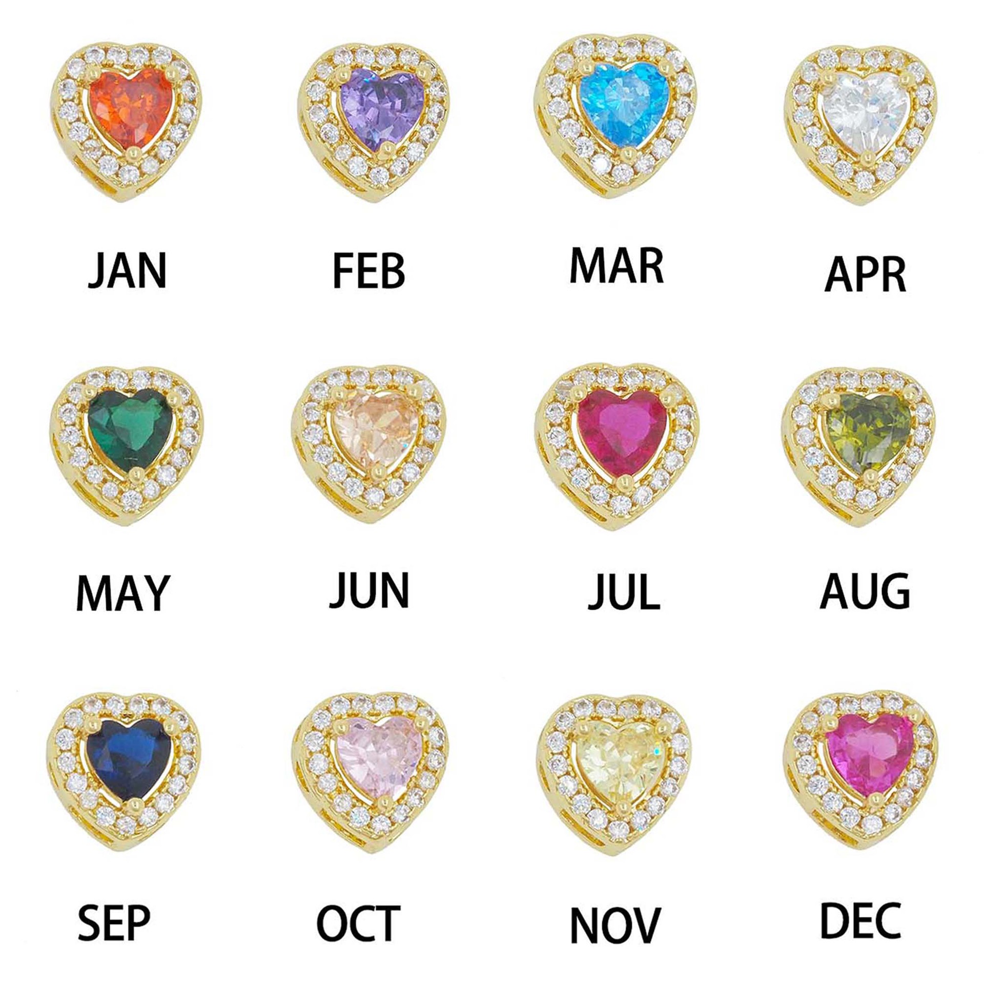 DOREMI Dainty Heart Birthstone - Wedding Z review and price