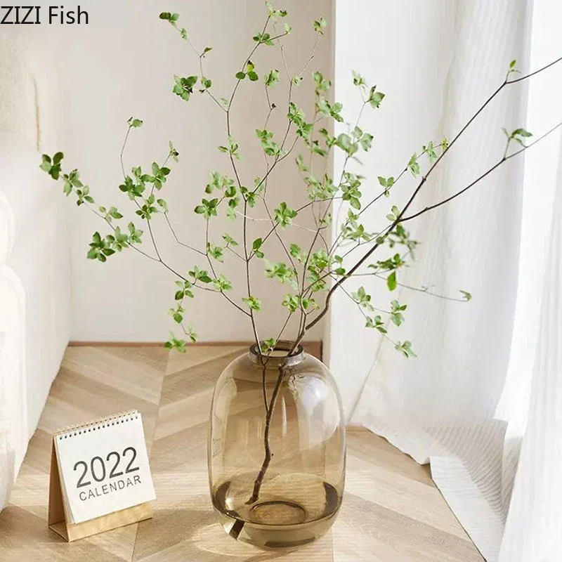Transparent Glass Vase, Office - Centerpiece Vase Tall review and price