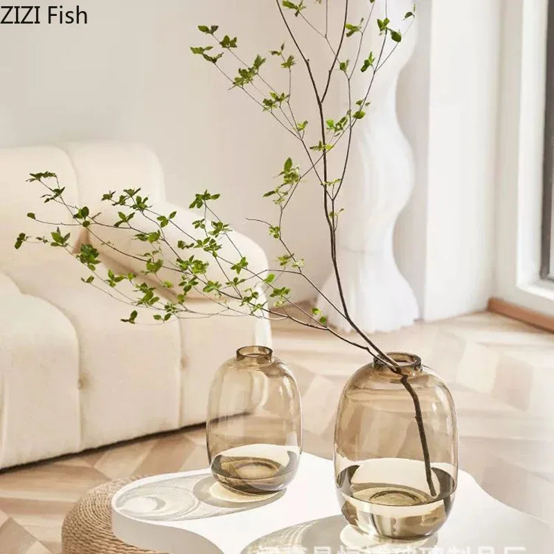 Transparent Glass Vase, Office - Centerpiece Vase Tall review and price