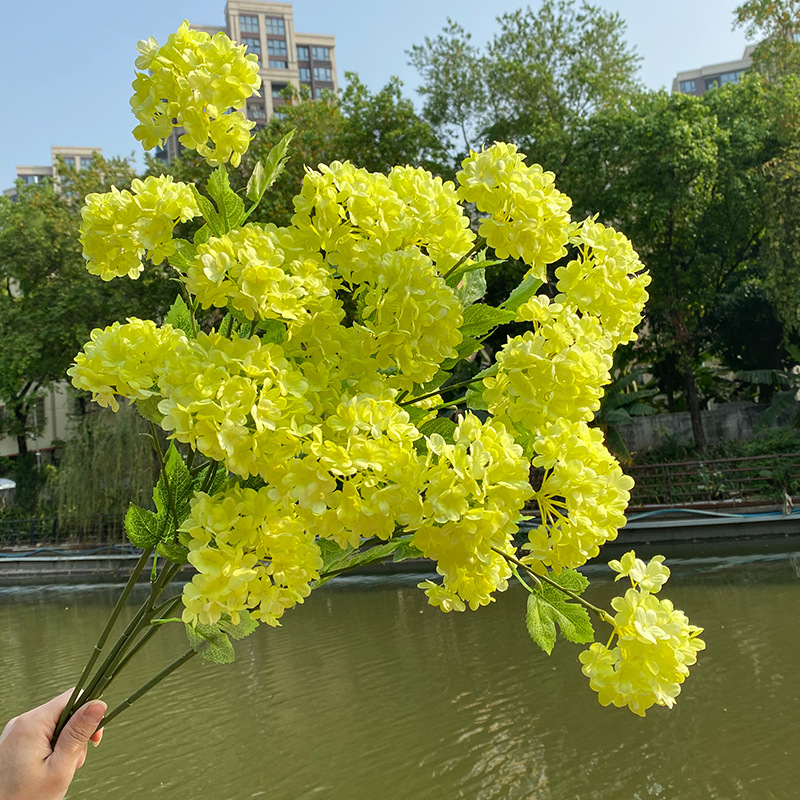 3pcs 4Head Hydrangea Wedding F - Wedding Decor Supply Store review and price