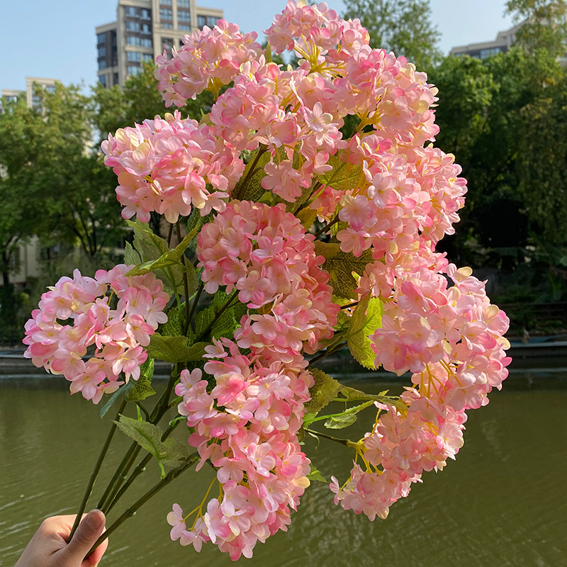 3pcs 4Head Hydrangea Wedding F - Wedding Decor Supply Store review and price