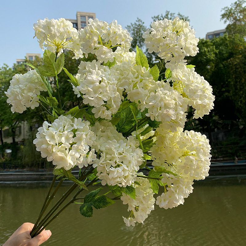 3pcs 4Head Hydrangea Wedding F - Wedding Decor Supply Store review and price