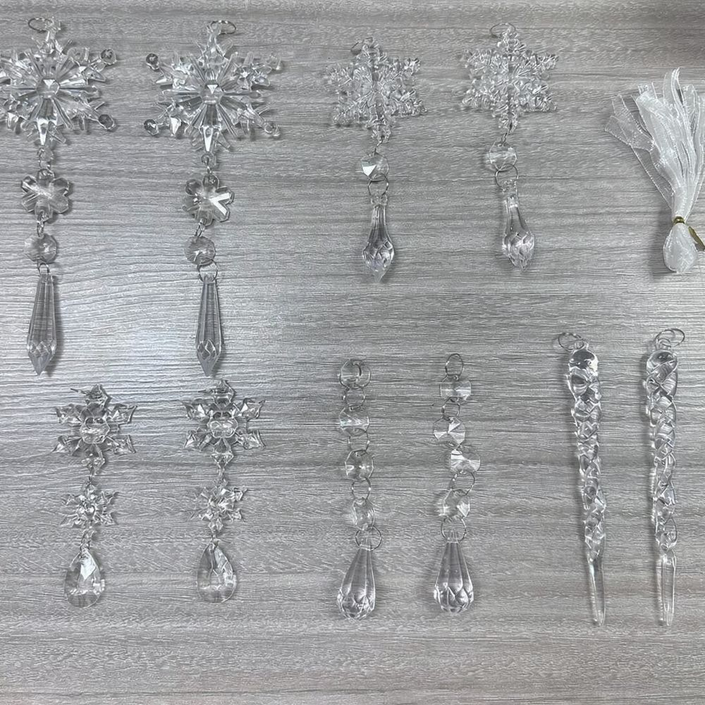 Clear Acrylic Icicles Christma - Supply Wedding Venue review and price