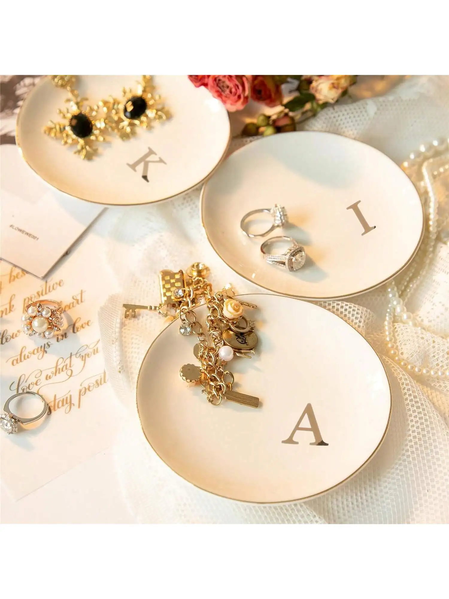 Initials Ring Dish Jewery Tray - Wedding Z review and price