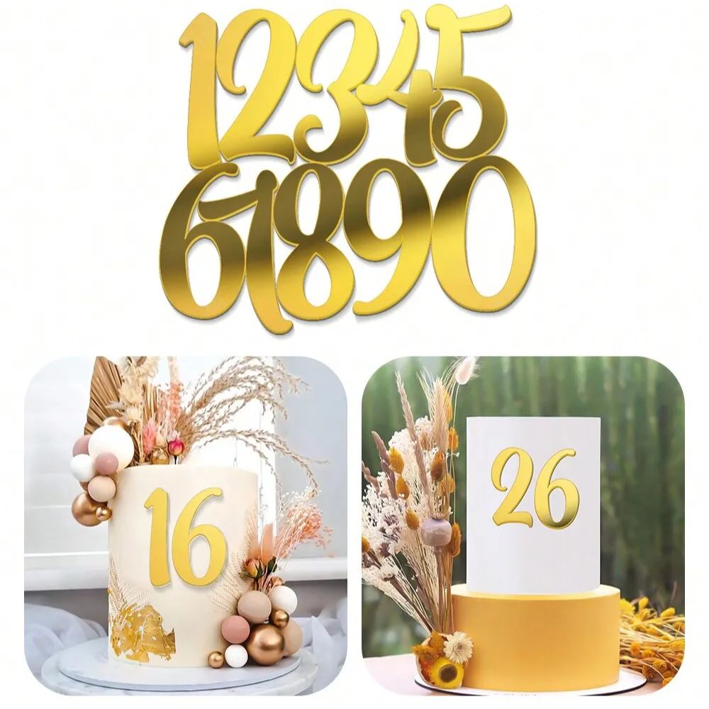1set Golden Mirror Acrylic A-Z - Wedding Z review and price