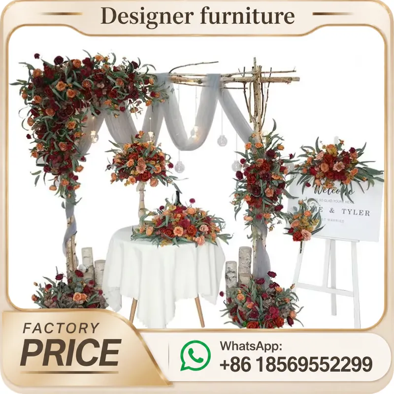 Artificial Rose Corner Flower  - Wedding Arch Flower review and price