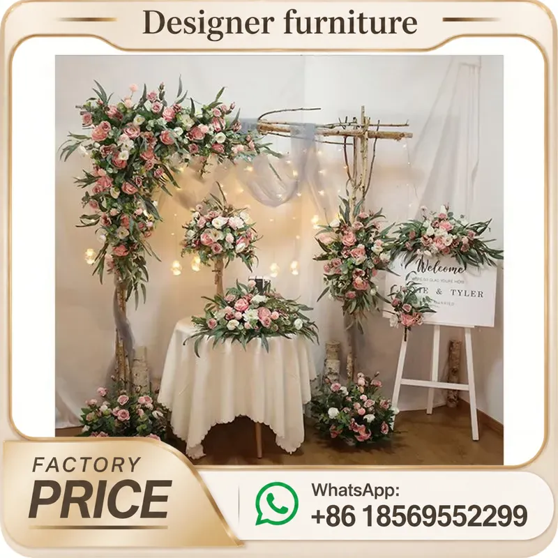 Artificial Rose Corner Flower  - Wedding Arch Flower review and price