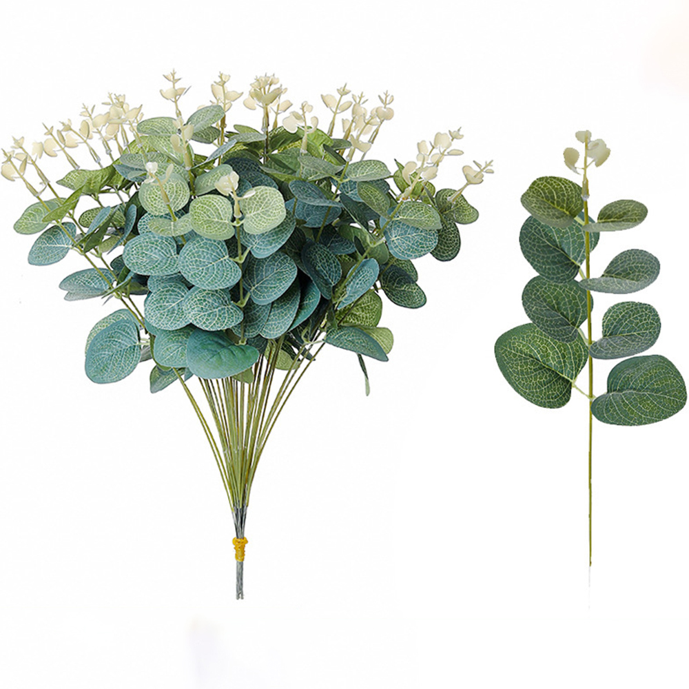 20PCS Fake Plants Silk Eucalyp - Flower Girl Basket review and price