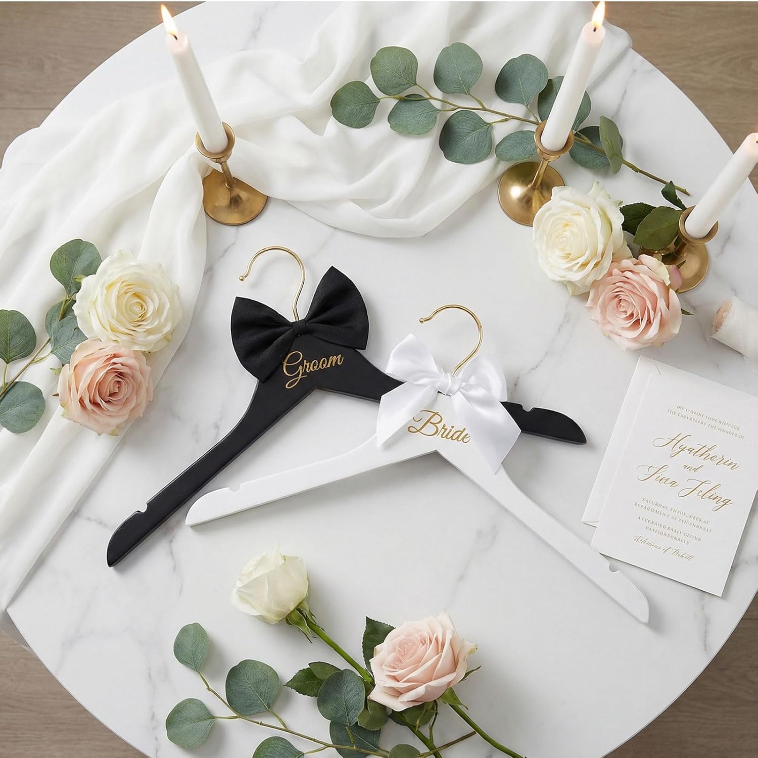 2 Pcs Wooden Bride And Groom H - Suit Supply Wedding Party review and price