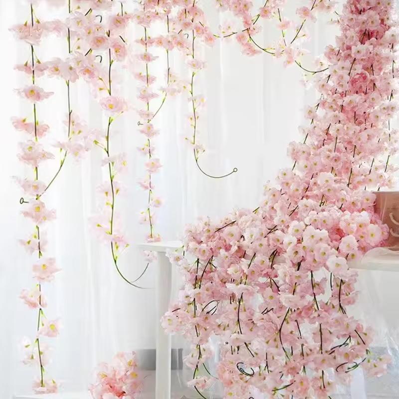 180cm Artificial Flowers Cherr - Wedding Arch Flower review and price