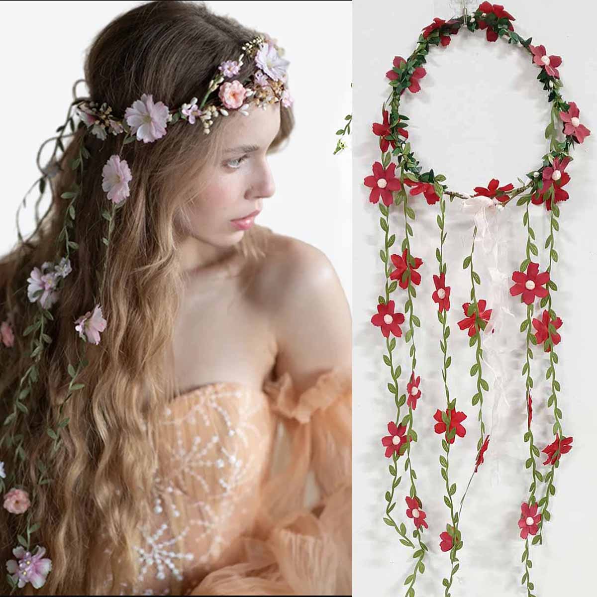 Bohemian Rattan Flower Vines C - Wedding Arch Flower review and price