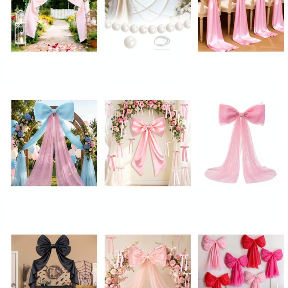 Oversized Ribbon Decor For Bir - Supply Wedding Venue review and price