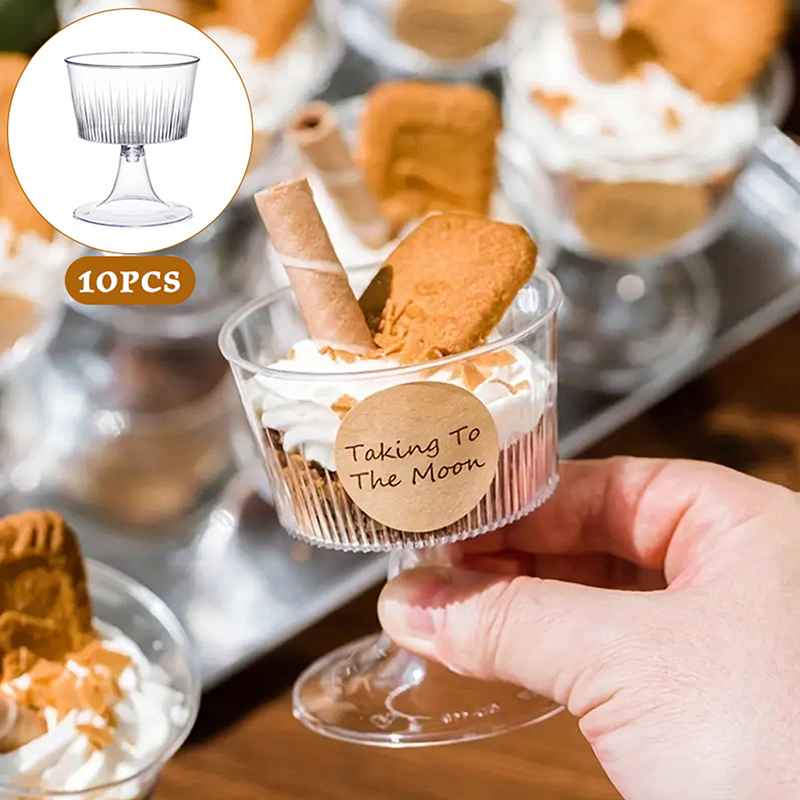 F】10PCS Disposable Plastic Des - Champagne Tower Set review and price