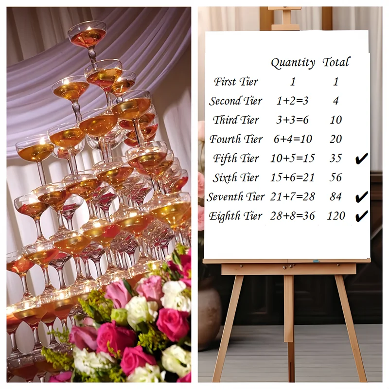 Clear Plastic Champagne Tower  - Champagne Tower Set review and price