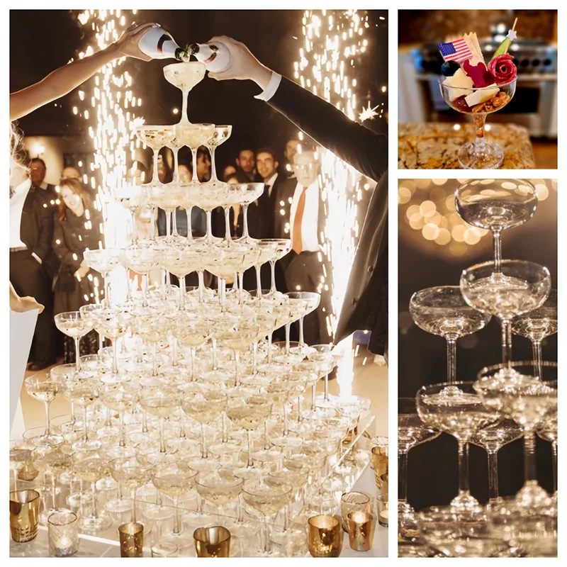Clear Plastic Champagne Tower  - Champagne Tower Set review and price