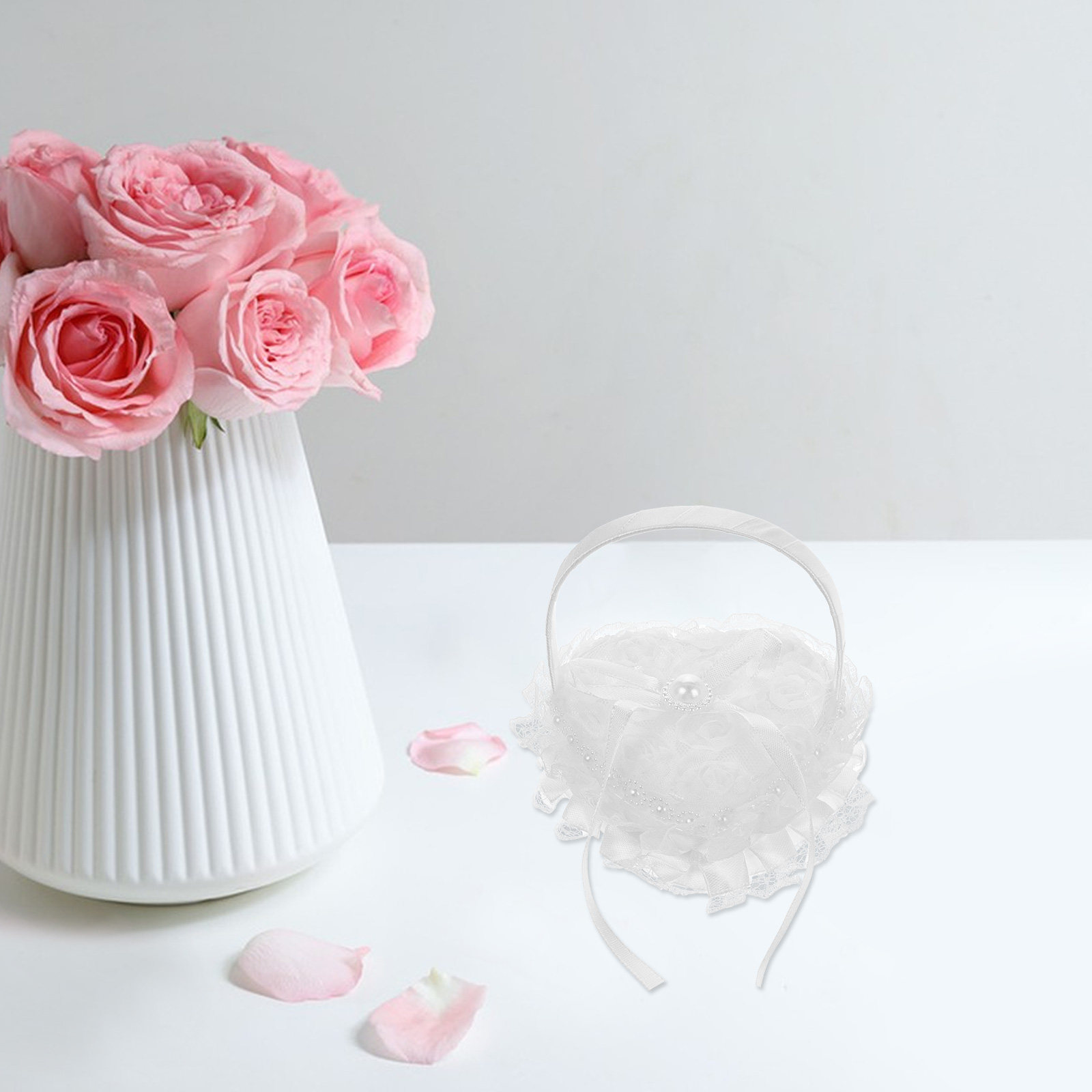 Heart Shape Ring Pillow Delica - Ring Bearer Pillow review and price