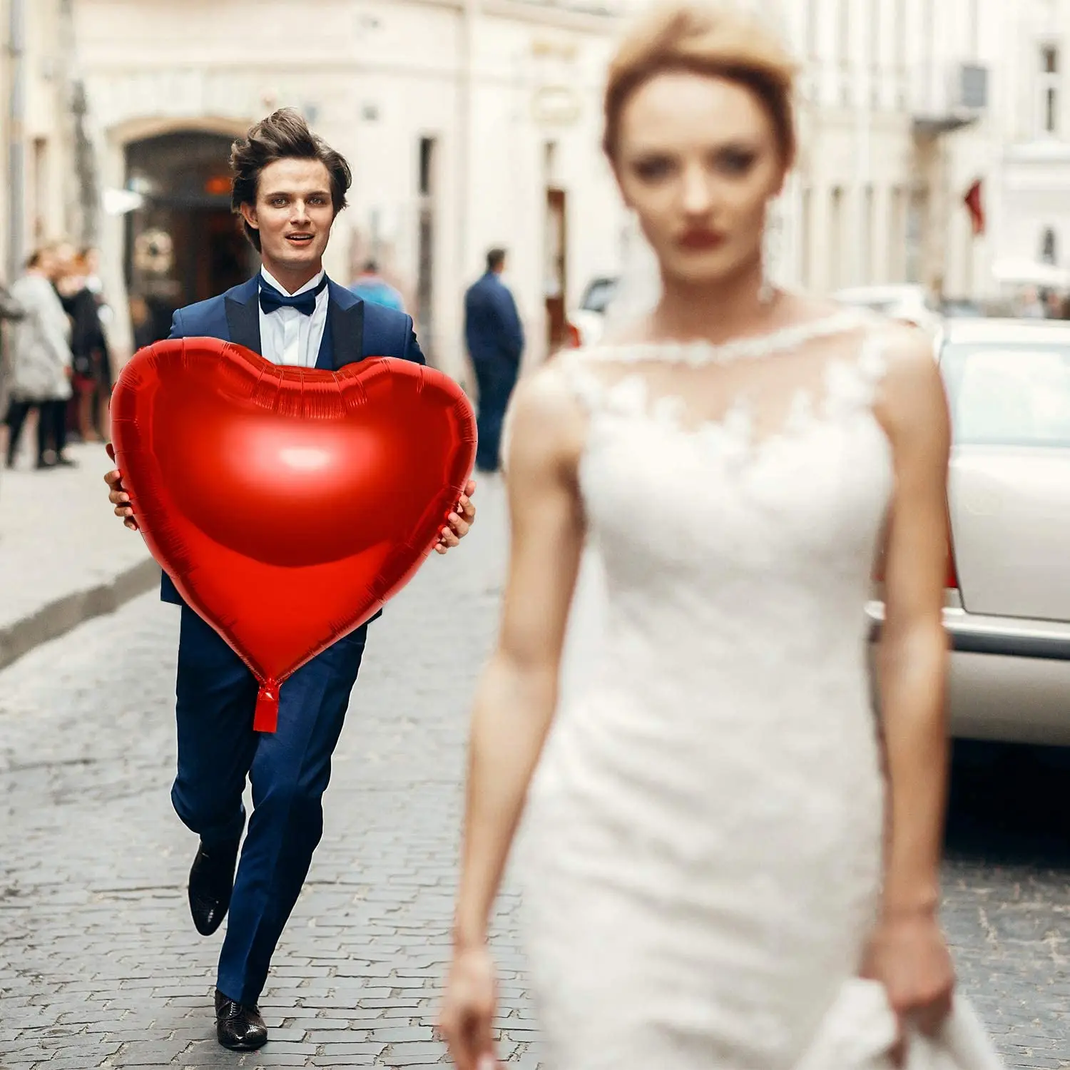 1/2pcs 36 Inches Heart Balloon - Wedding Qq review and price