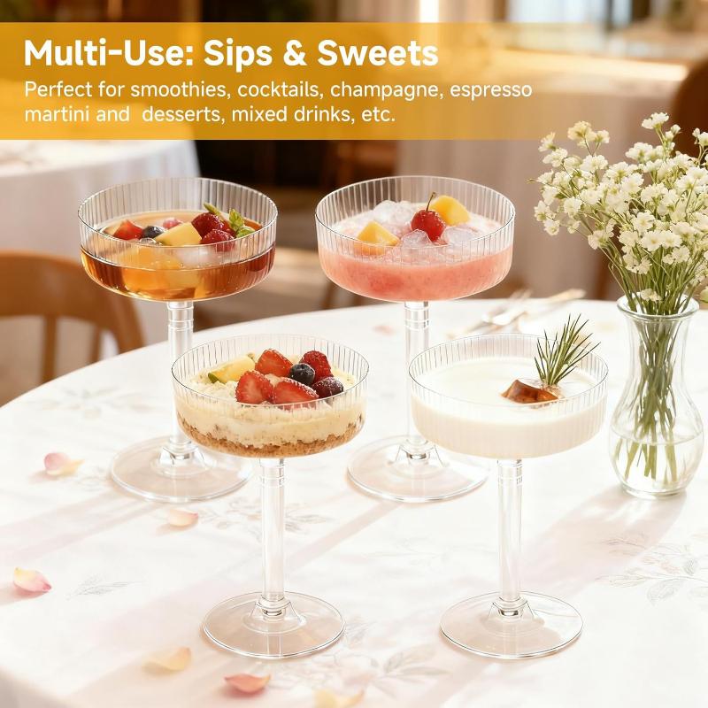 10Pcs Shatterproof Plastic Mar - Champagne Tower Set review and price