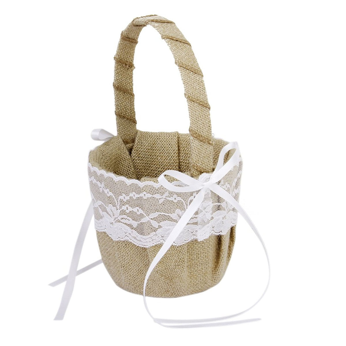 Set of 6 6'' Burlap Jute Lace  - Ring Bearer Pillow review and price