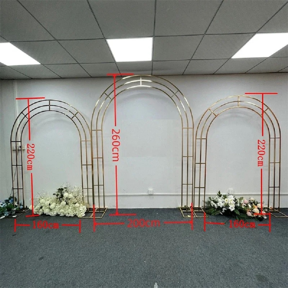 Metallic Gold Wedding Arch Sta - Wedding Decor Supply Store review and price