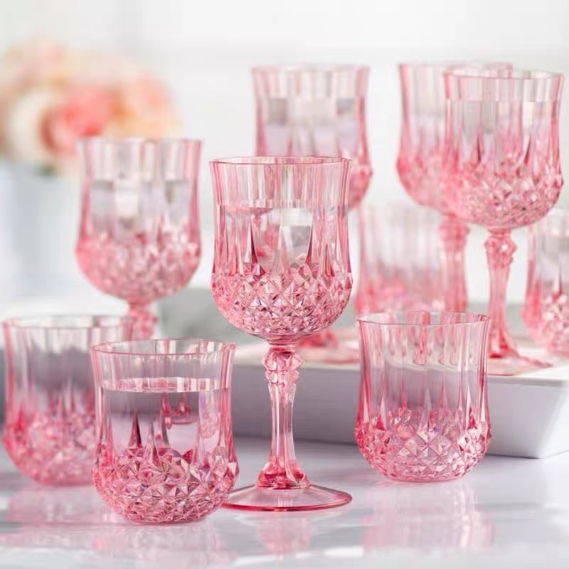 Acrylic champagne glasses, pla - Champagne Tower Set review and price