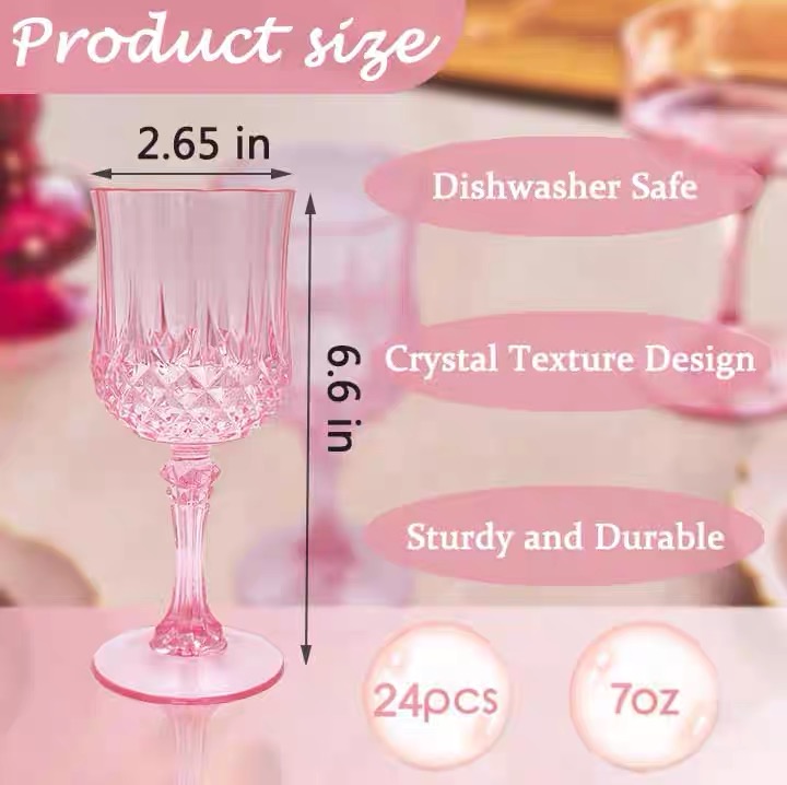 Acrylic champagne glasses, pla - Champagne Tower Set review and price