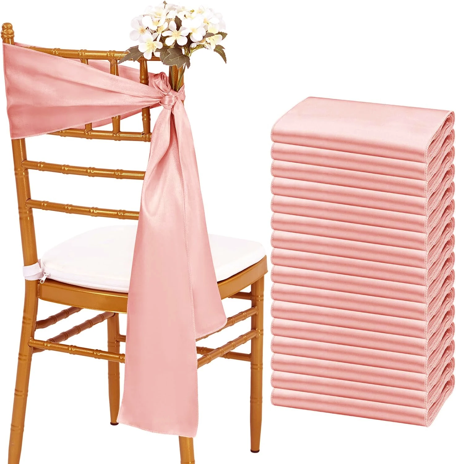 Wholesale 10/50pcs Satin Chair - Wedding Supply Wholesale review and price
