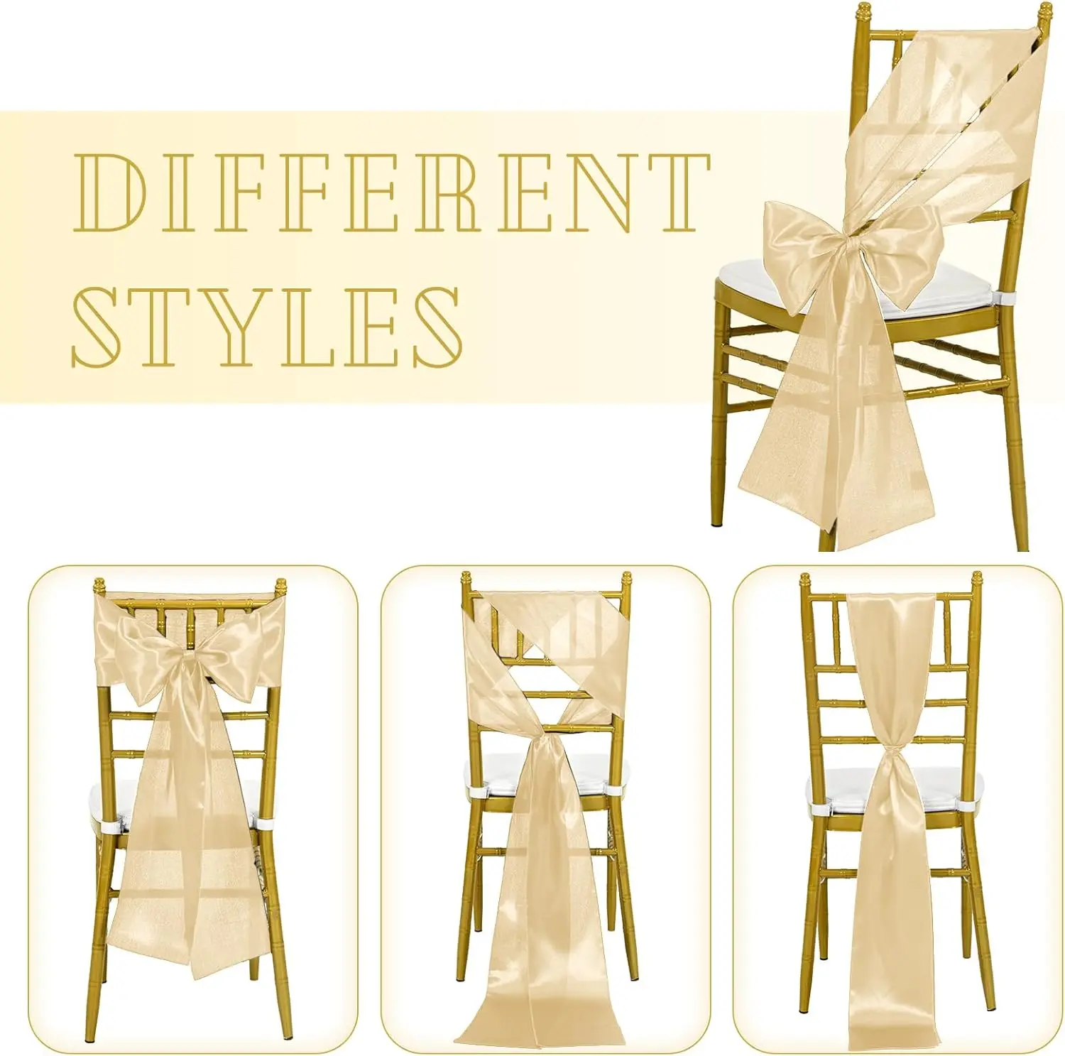 Wholesale 10/50pcs Satin Chair - Wedding Supply Wholesale review and price