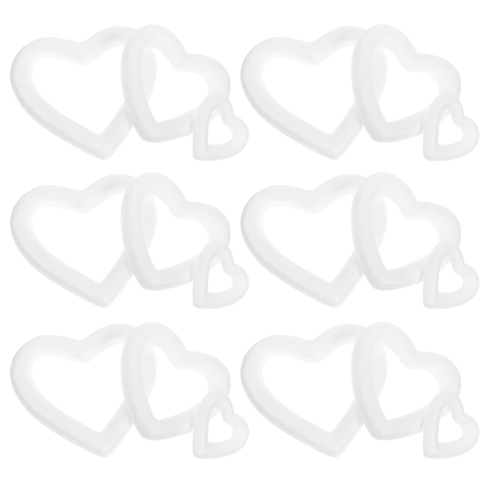 18Pcs Heart Foam Wreath Form C - Wedding Floral Supply review and price
